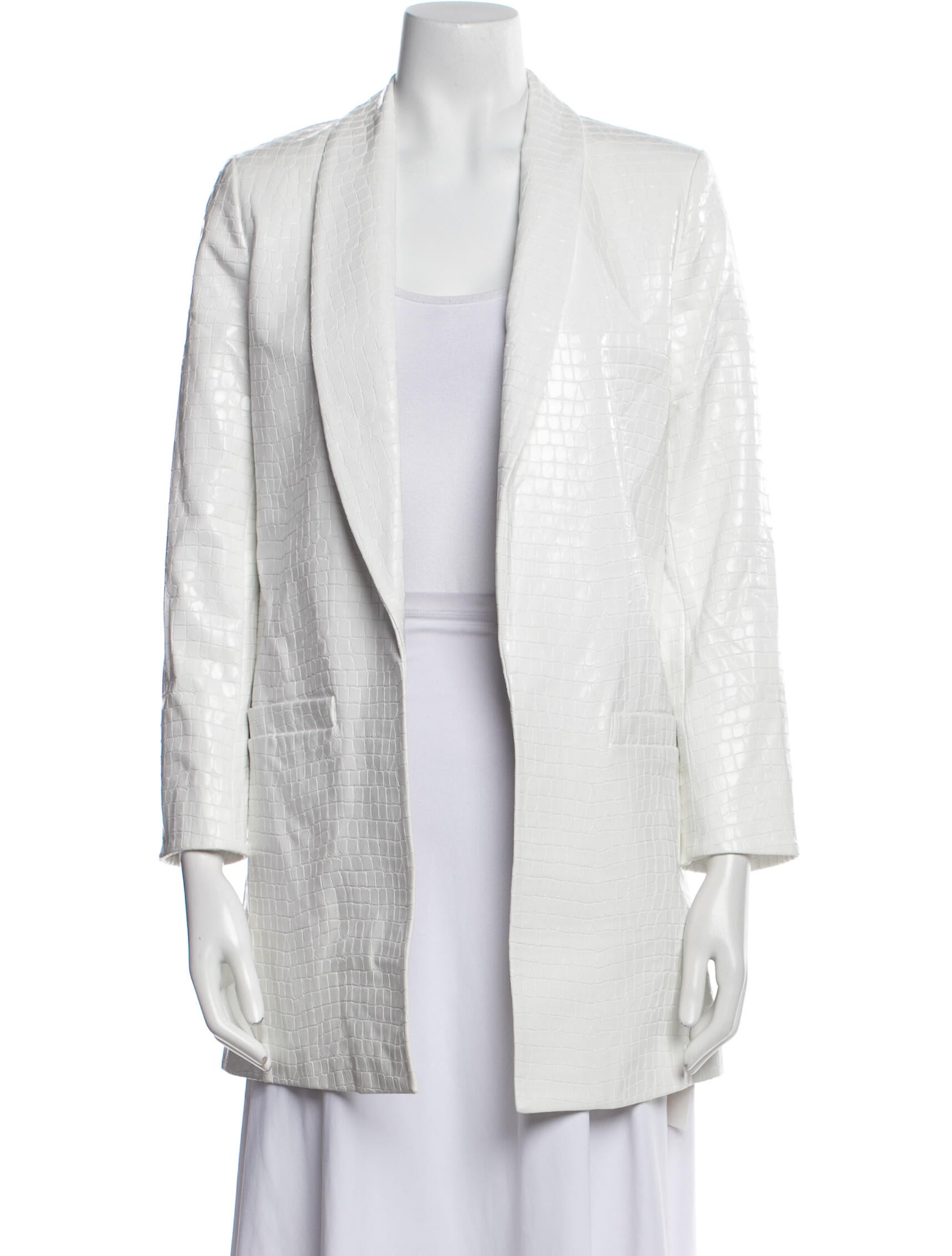 Alice + Olivia Faux Leather Coat