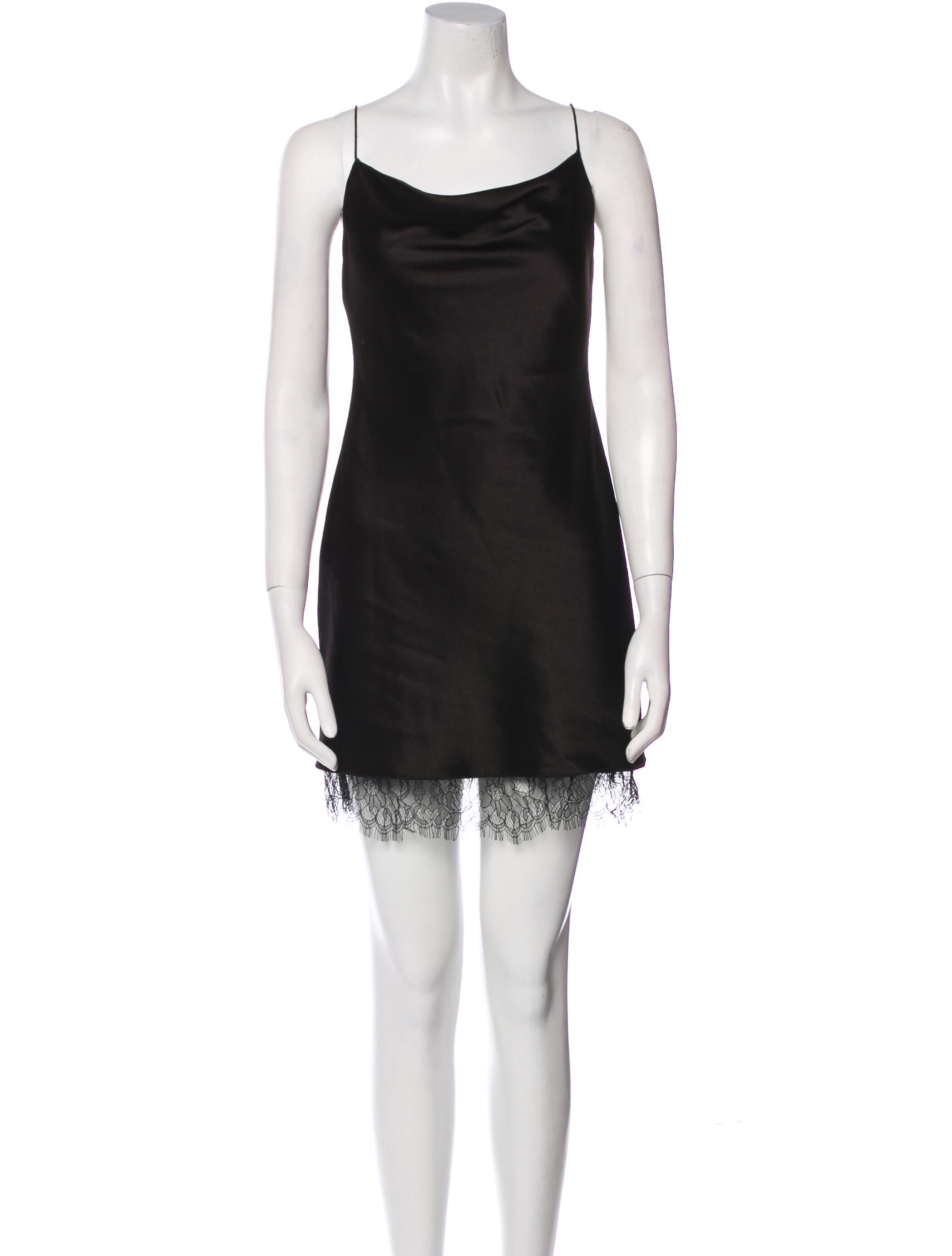 Alice + Olivia Cowl Neck Mini Dress