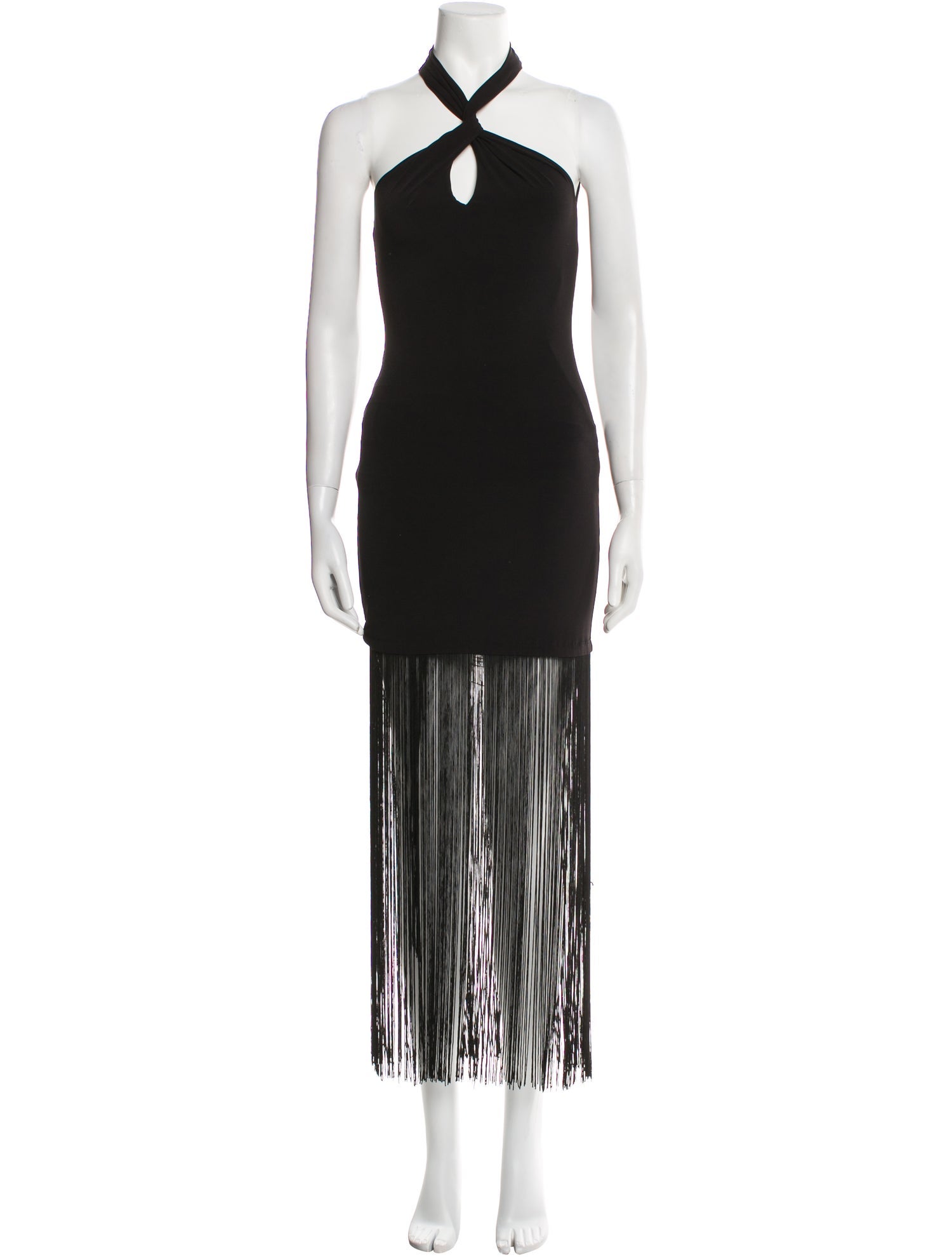 Alice + Olivia Halterneck Long Dress