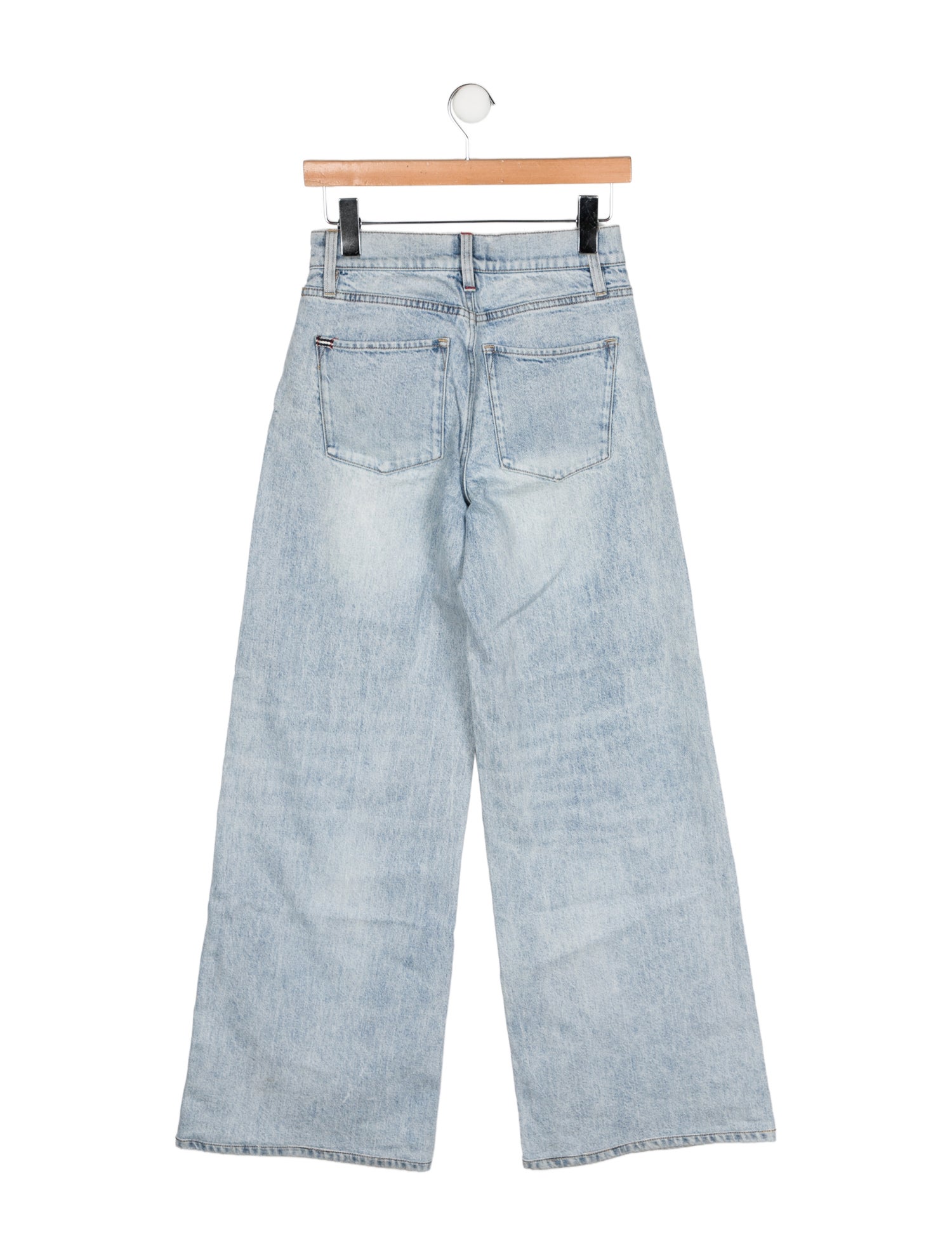 Alice + Olivia Mid-Rise Wide Leg Jeans