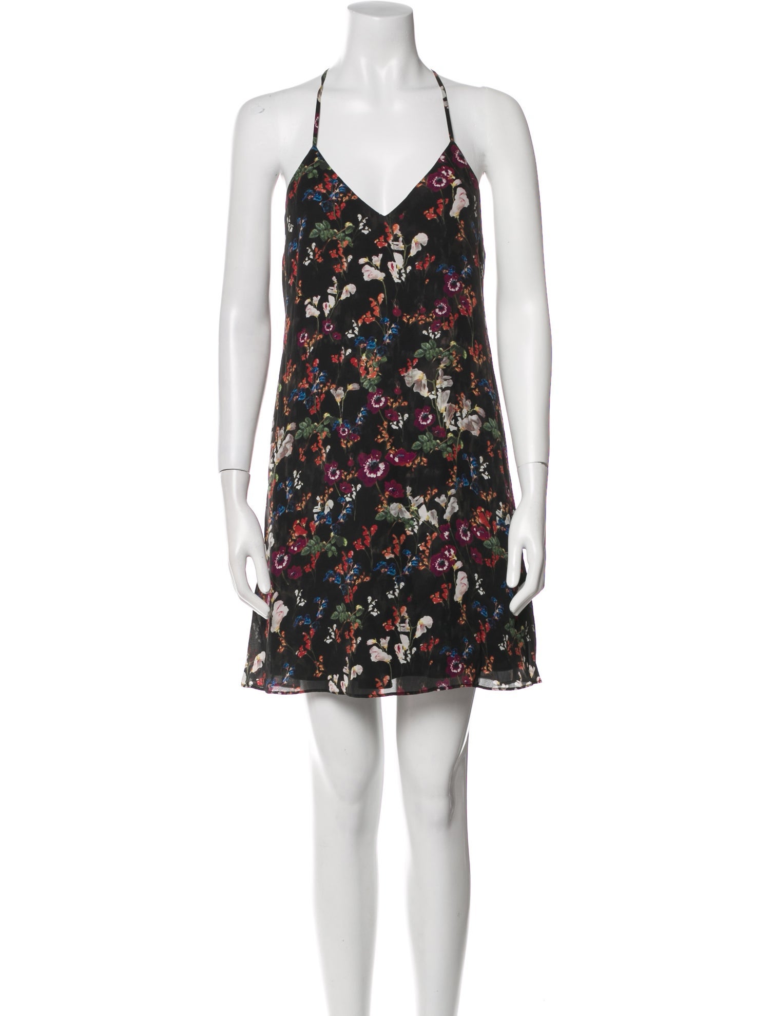 Alice + Olivia Silk Mini Dress
