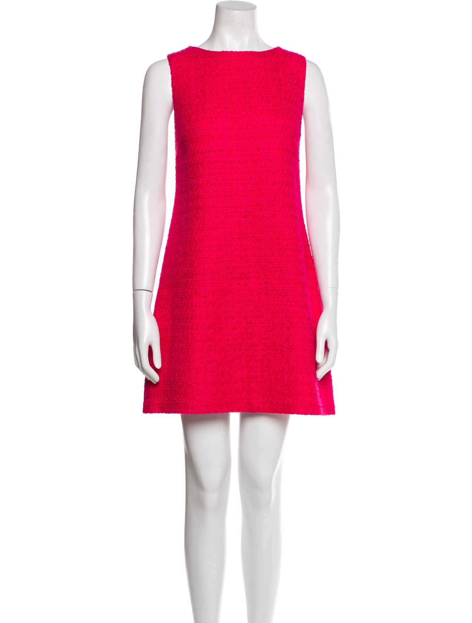 Alice + Olivia Bateau Neckline Mini Dress