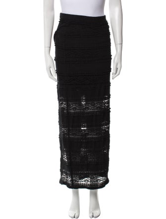 Alice + Olivia Lace Pattern Midi Length Skirt