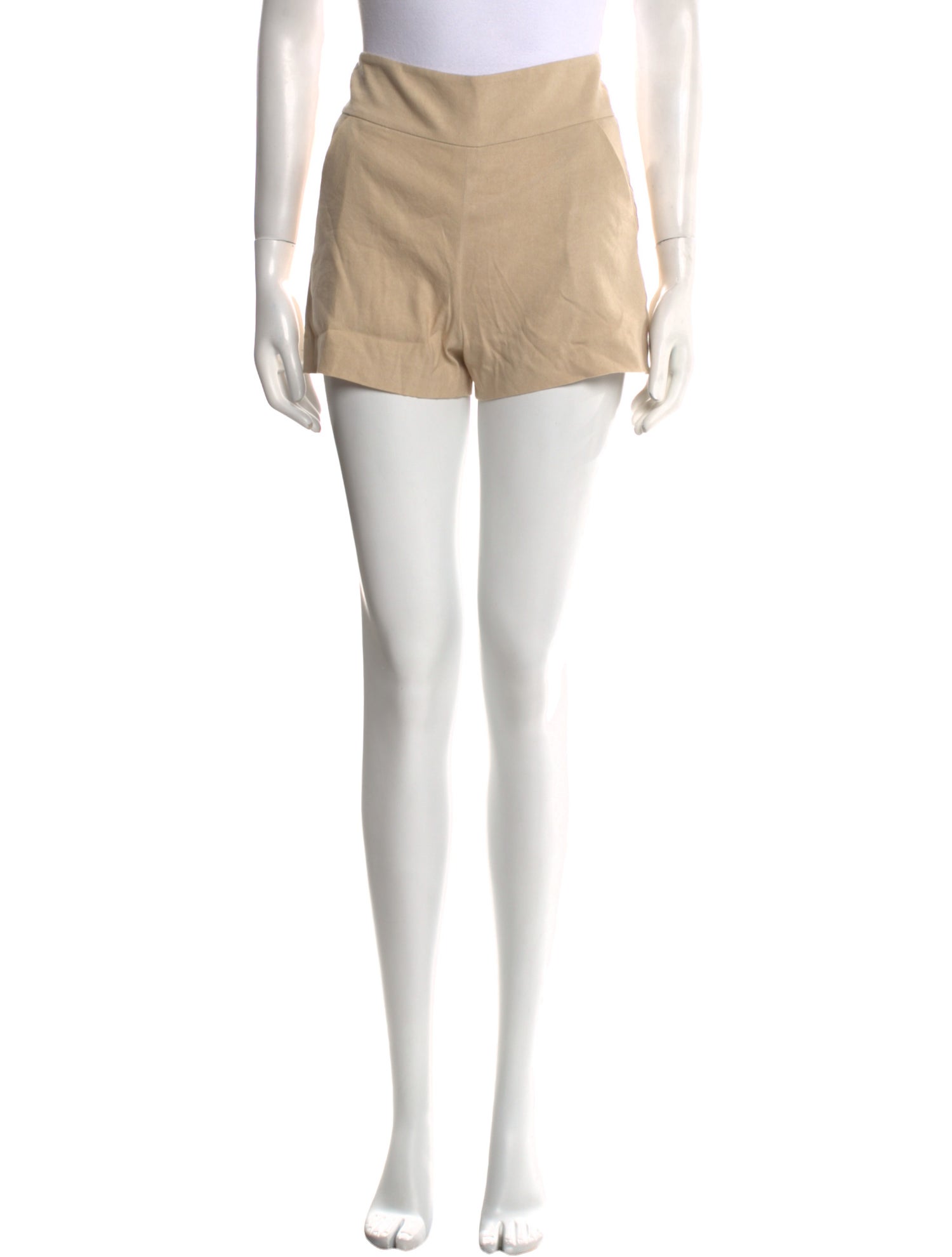 Alice + Olivia Linen Mini Shorts