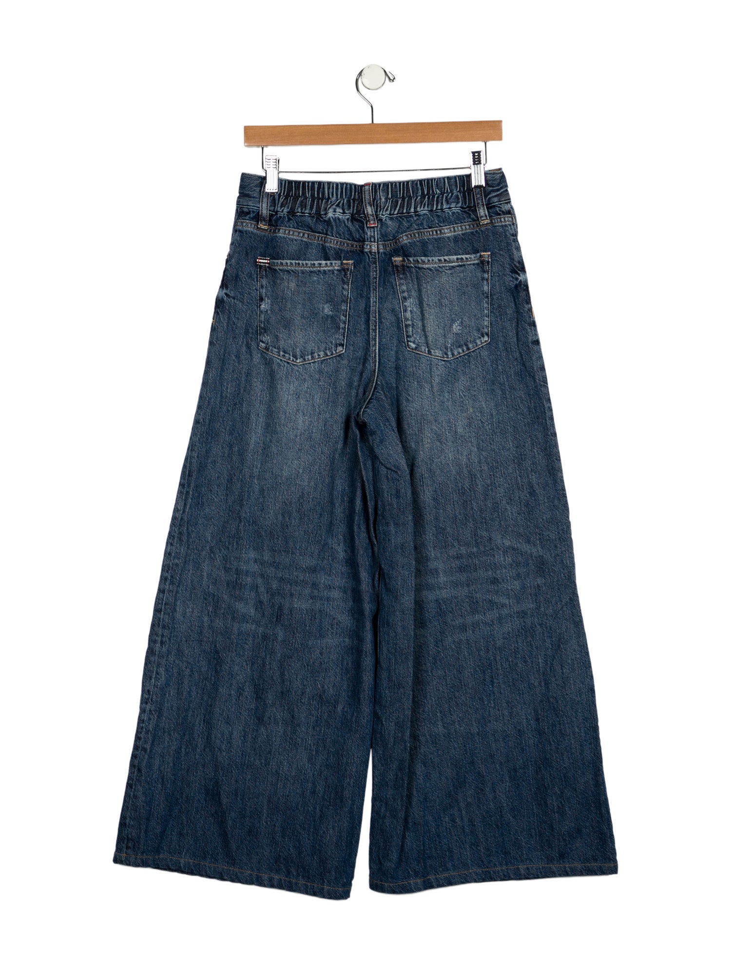 Alice + Olivia Mid-Rise Wide Leg Jeans