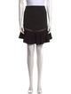 Alice + Olivia Mesh Accents Knee-Length Skirt