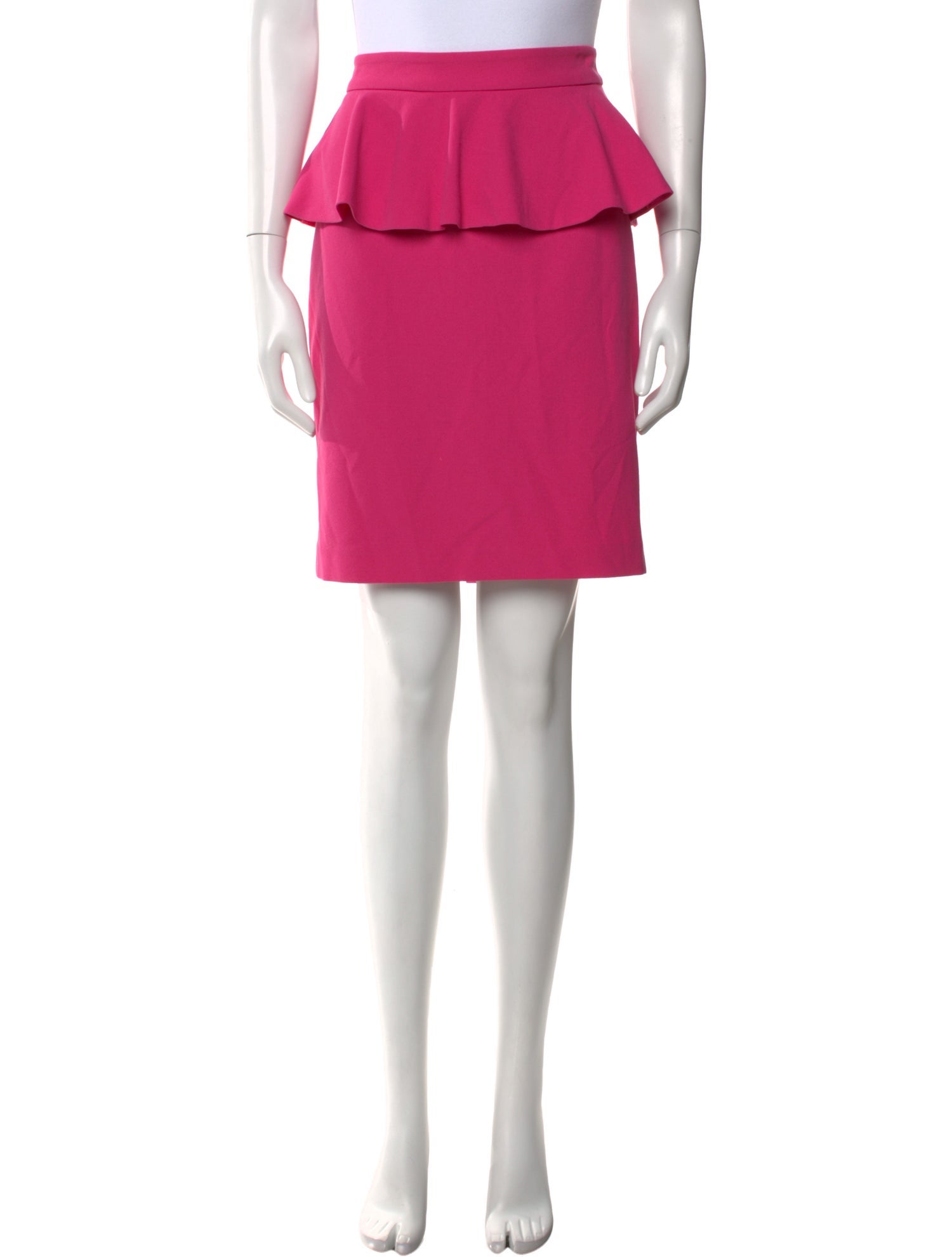 Alice + Olivia Ruffle Embellishment Knee-Length Skirt