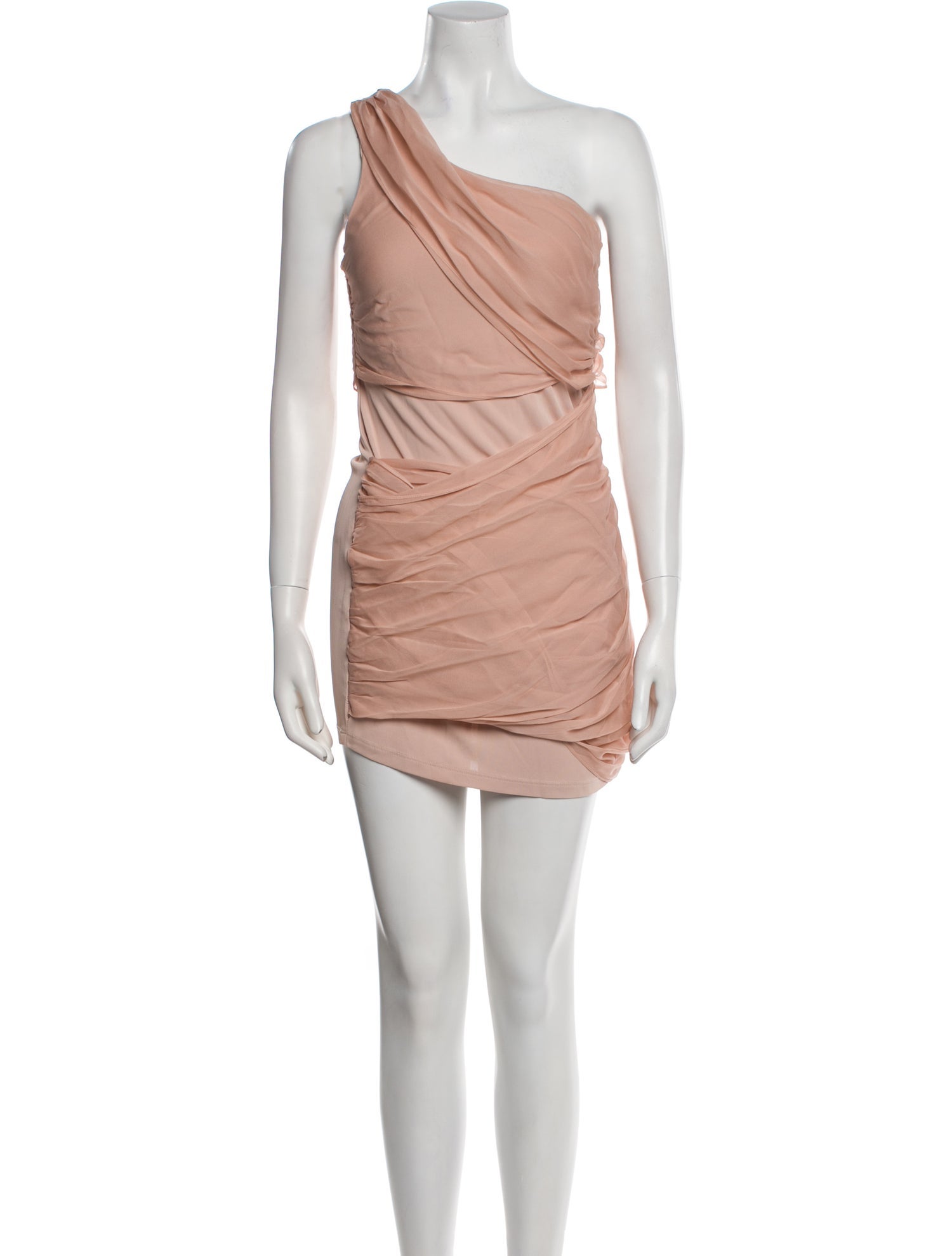 Alice + Olivia One-Shoulder Mini Dress