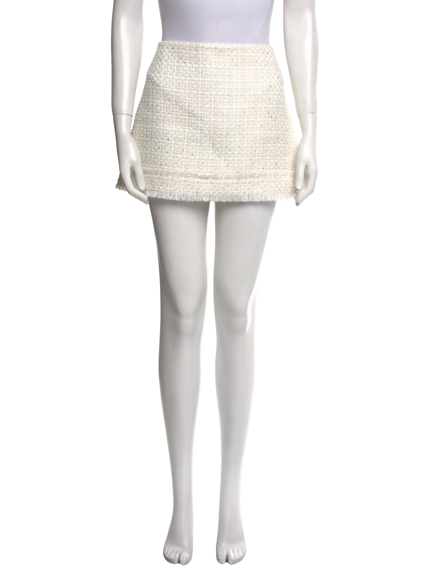 Alice + Olivia Silk Mini Skirt