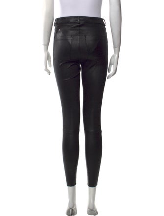 Alice + Olivia Leather Skinny Leg Pants