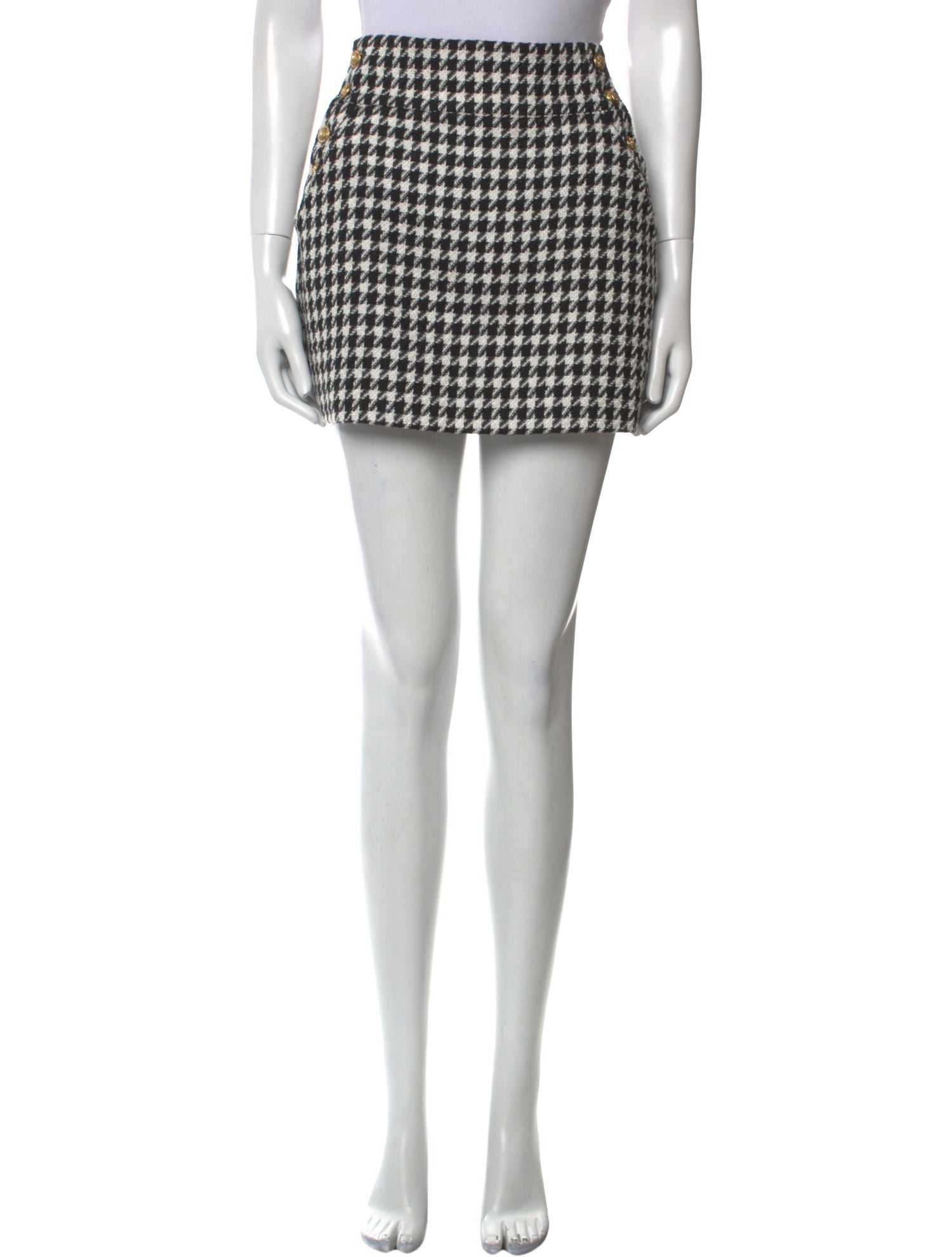 Alice + Olivia Plaid Print Mini Skirt