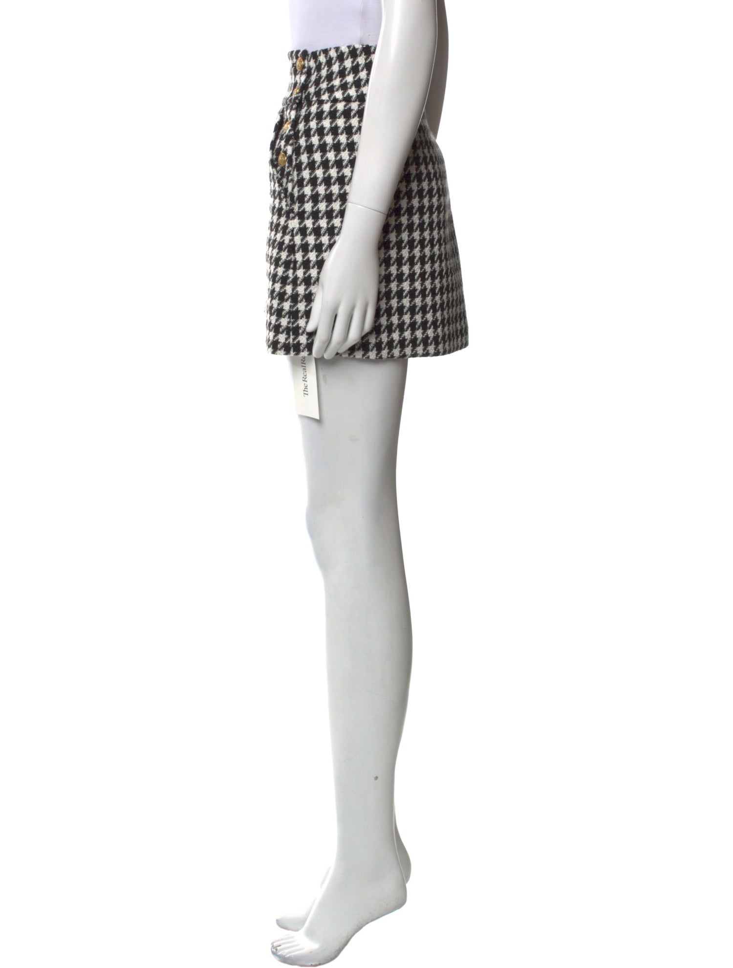 Alice + Olivia Plaid Print Mini Skirt