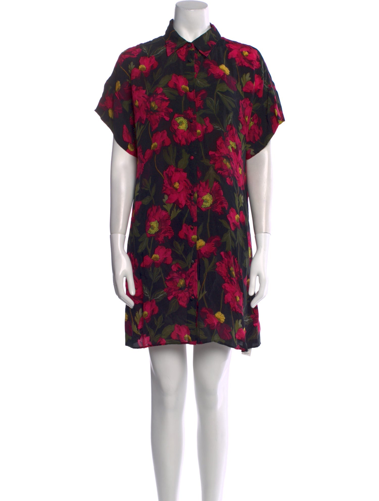 Alice + Olivia Floral Print Mini Dress