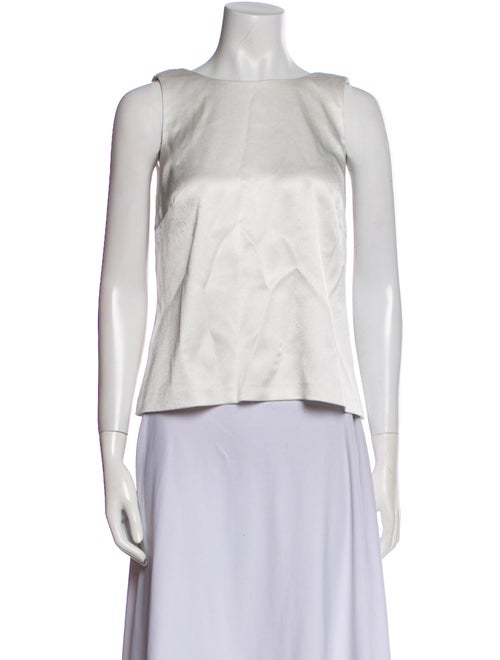 Alice + Olivia Bateau Neckline Sleeveless Top