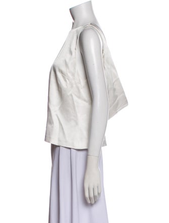 Alice + Olivia Bateau Neckline Sleeveless Top