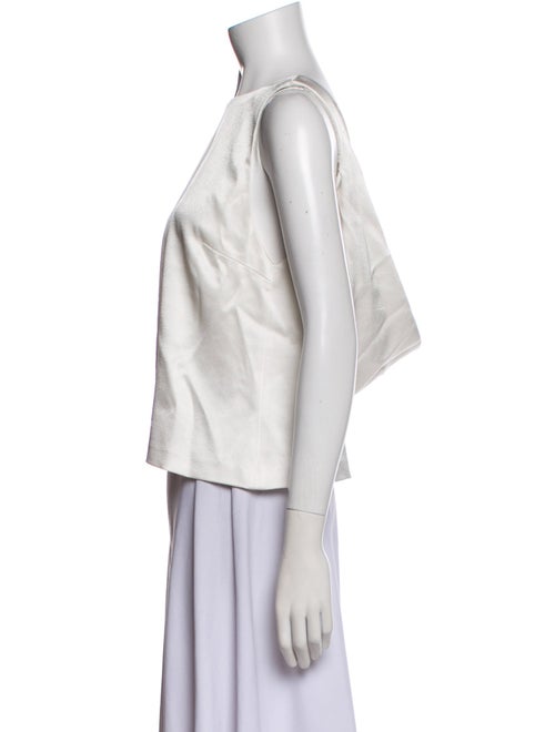 Alice + Olivia Bateau Neckline Sleeveless Top