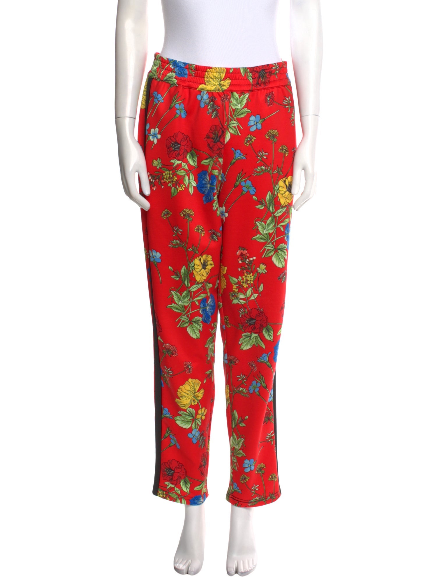 Alice + Olivia Floral Print Skinny Leg Pants