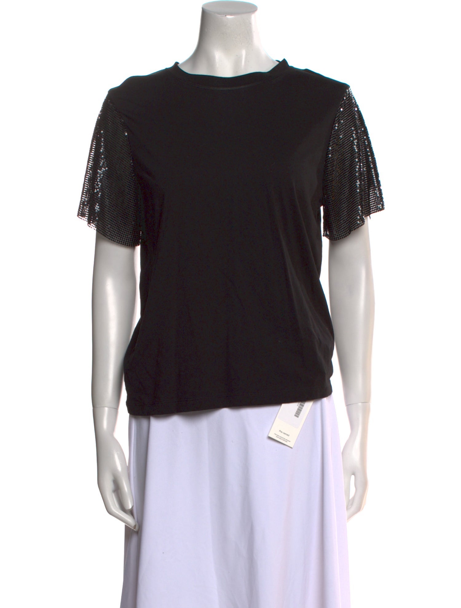 Alice + Olivia Crew Neck Short Sleeve Top