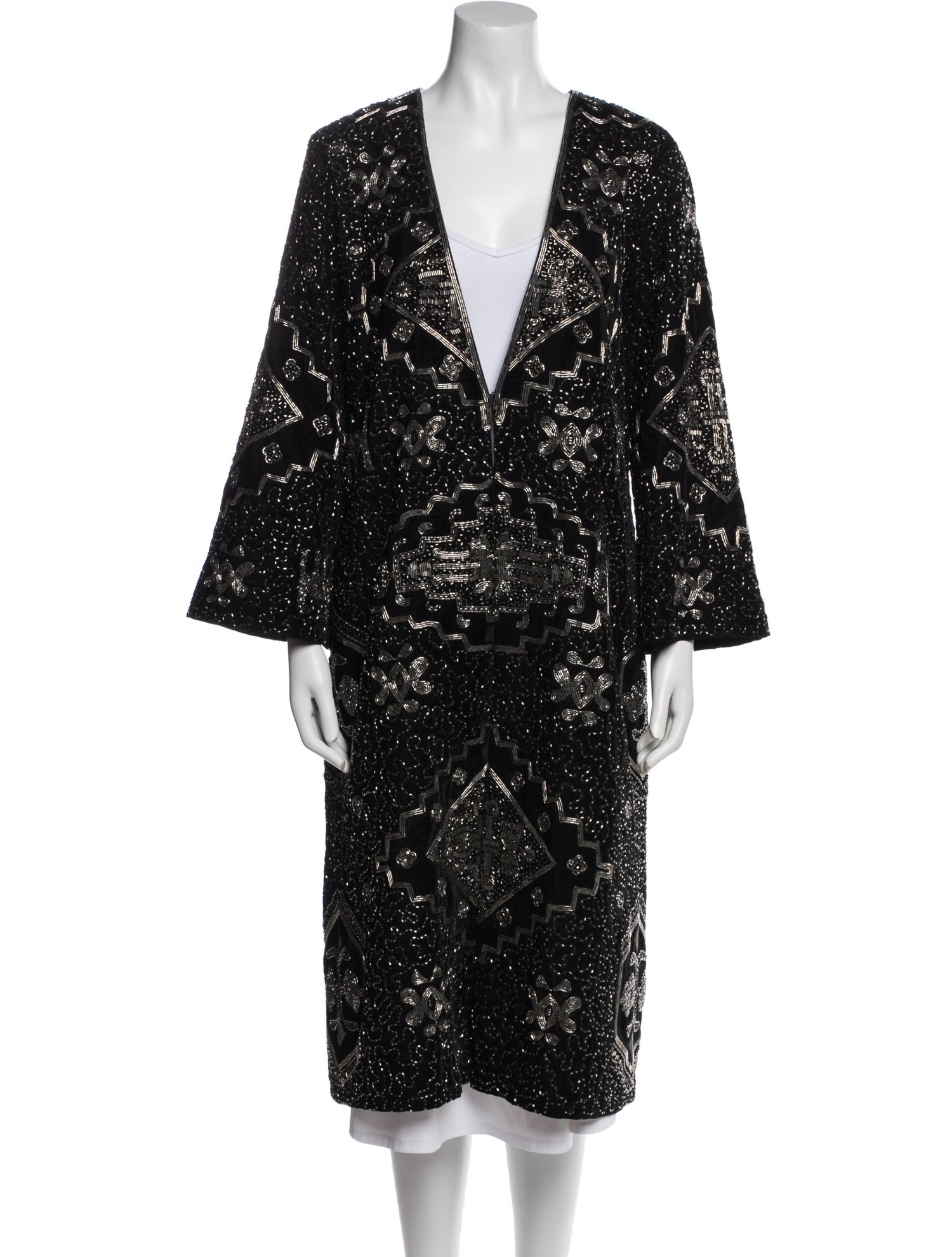 Alice + Olivia Tweed Pattern Coat