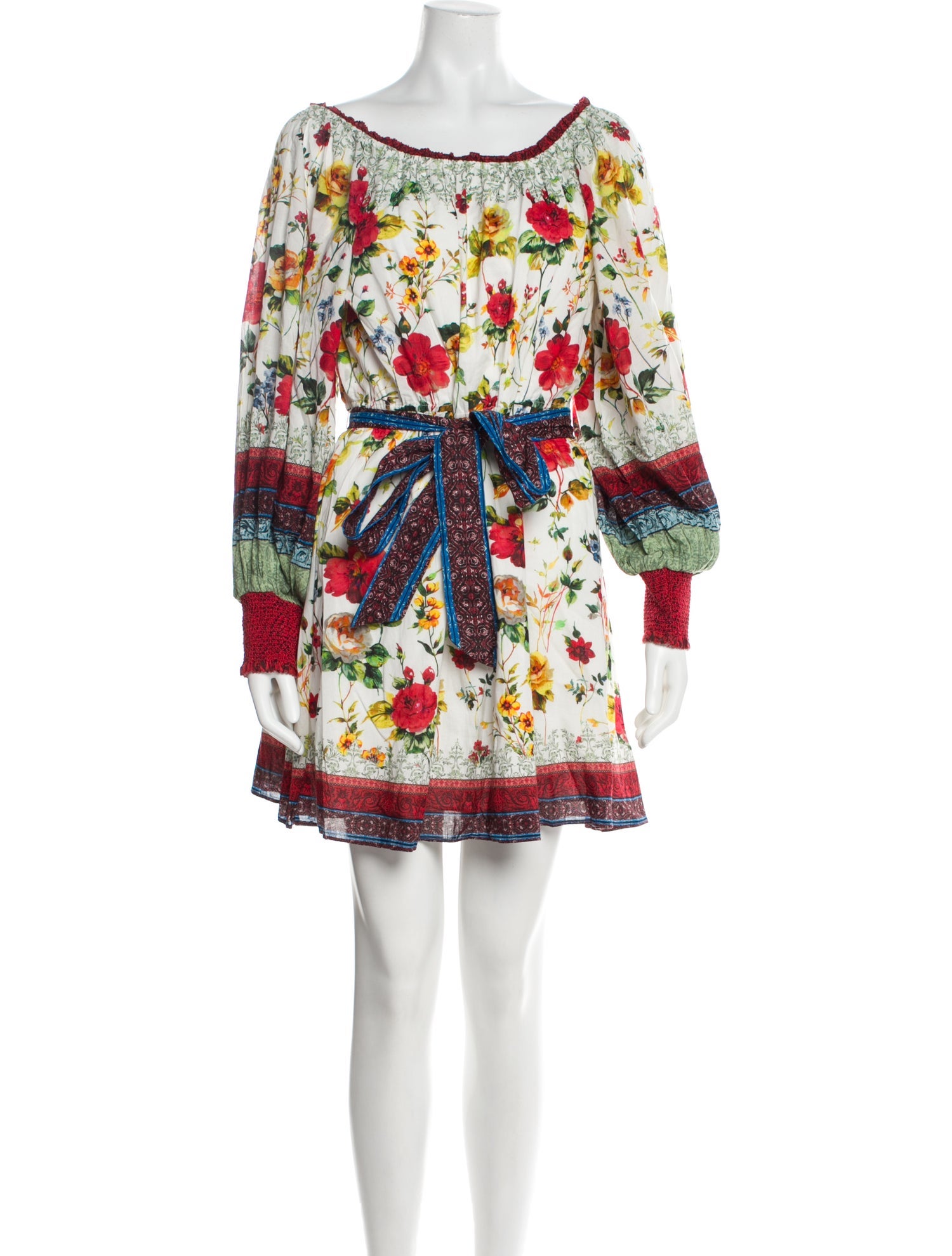 Alice + Olivia Floral Print Mini Dress w/ Tags