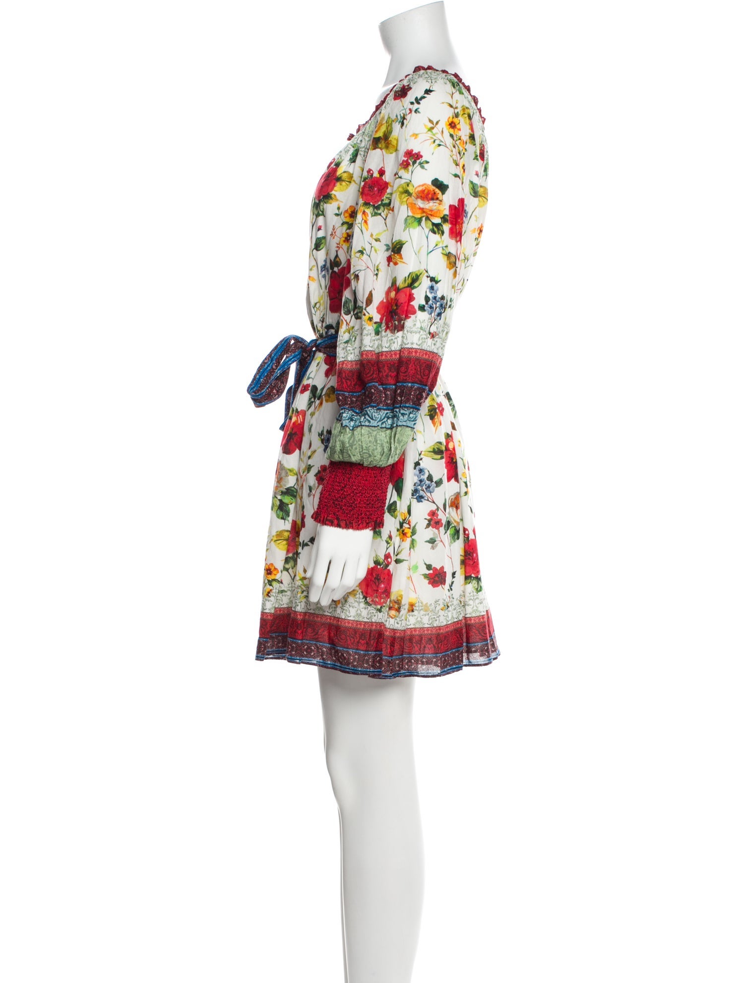 Alice + Olivia Floral Print Mini Dress w/ Tags