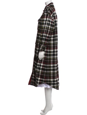 Alice + Olivia Plaid Print Coat