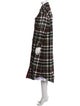 Alice + Olivia Plaid Print Coat