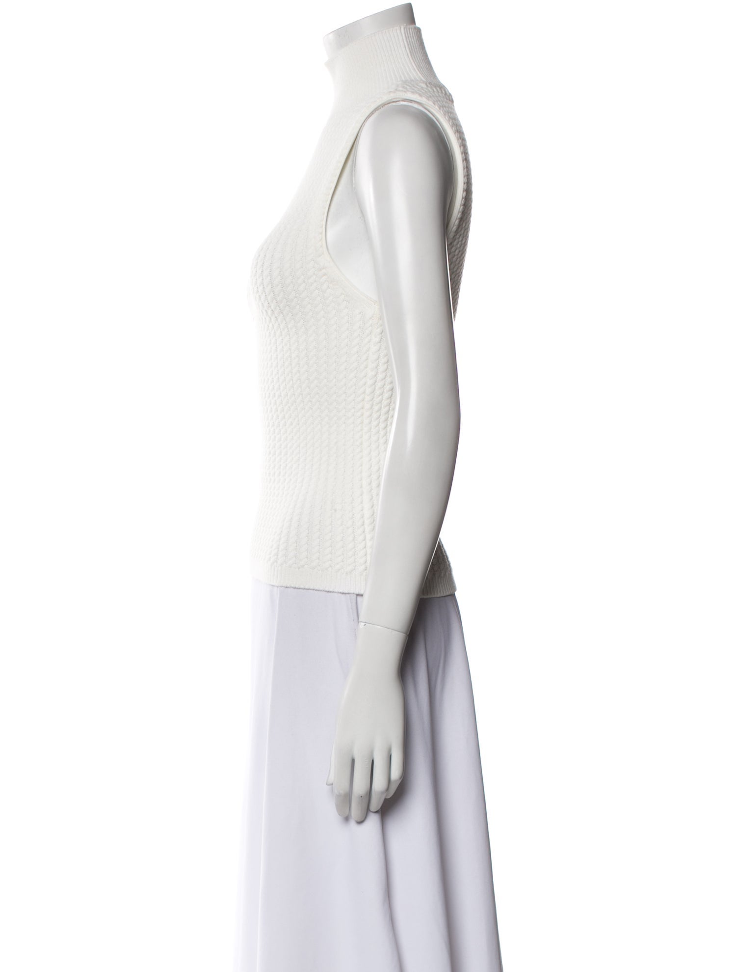 Alice + Olivia Turtleneck Sleeveless Top