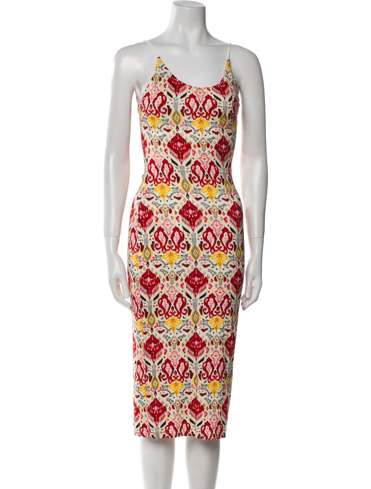 Alice + Olivia Printed Midi Length Dress