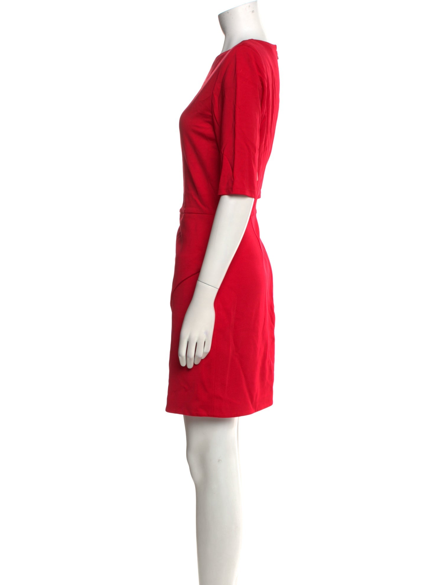 Alice + Olivia Crew Neck Mini Dress