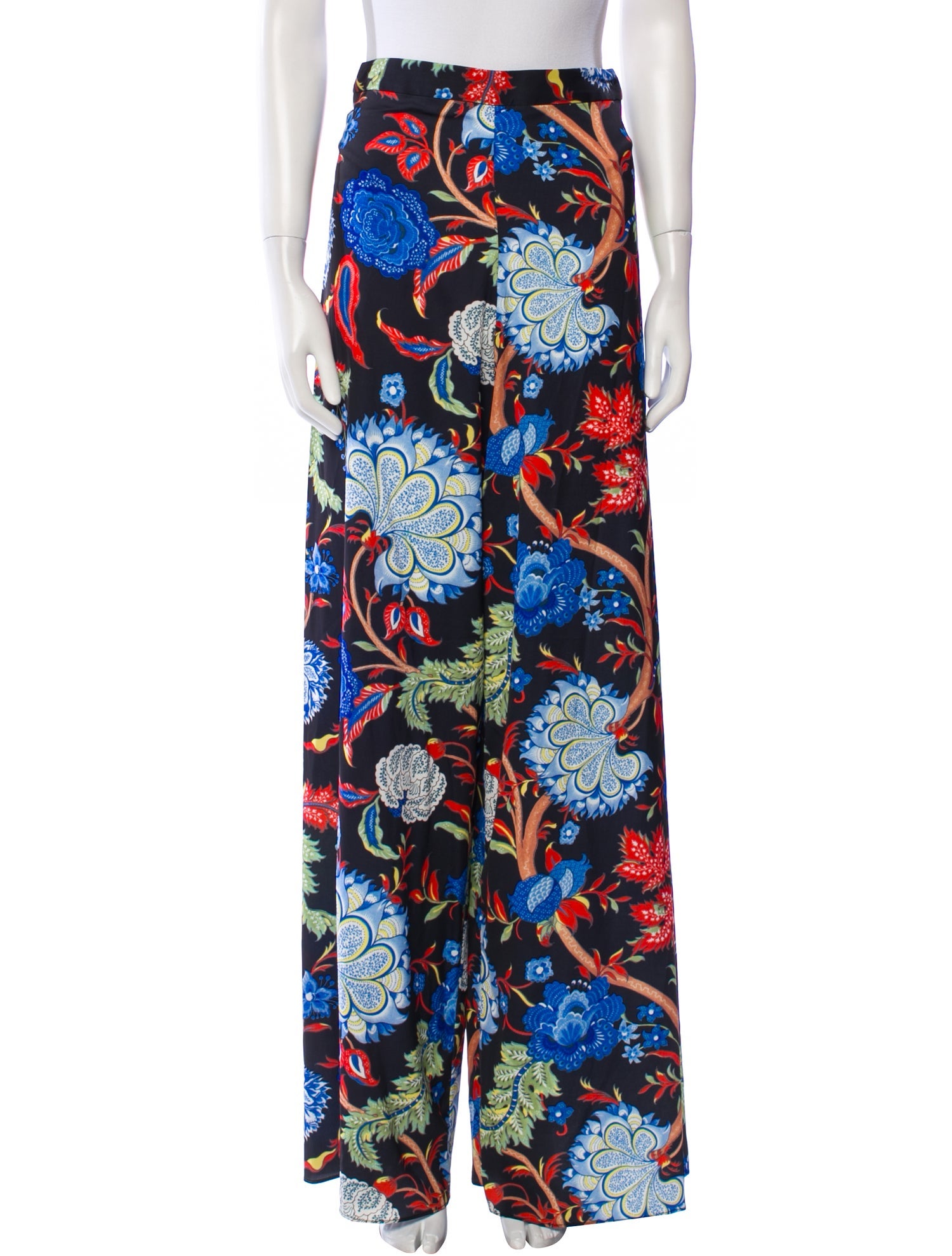 Alice + Olivia Floral Print Wide Leg Pants w/ Tags