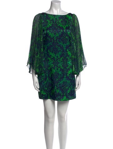 Alice + Olivia Dresses Silk Mini Dress XS