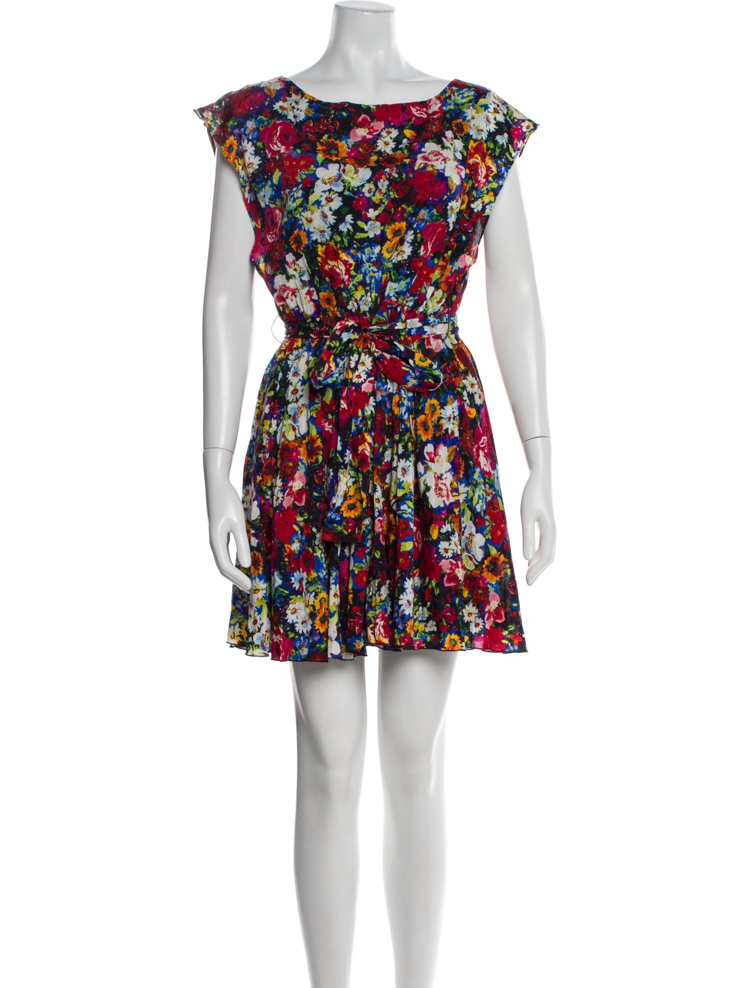 Alice + Olivia Silk Mini Dress