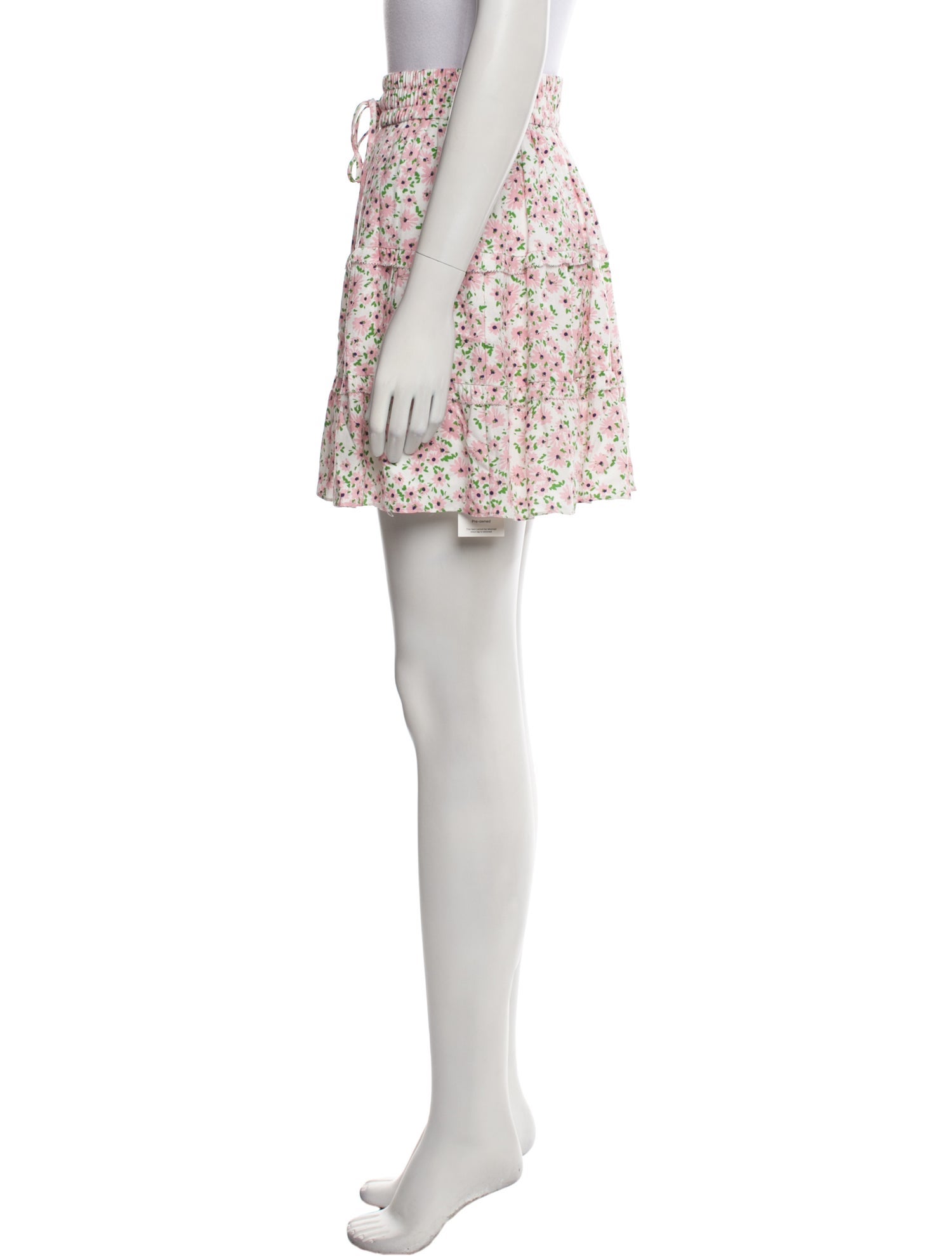 Alice + Olivia Floral Print Mini Skirt