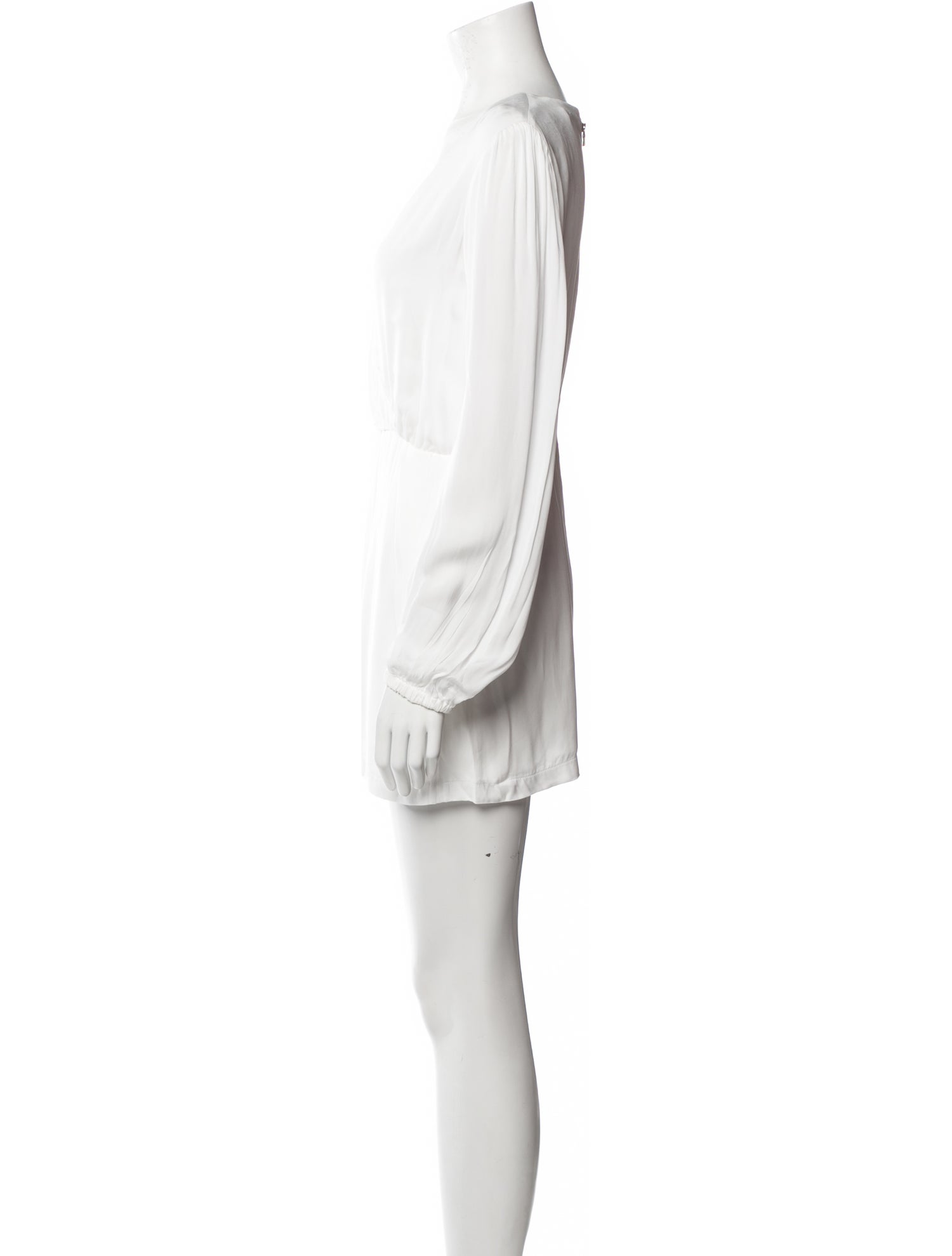 Alice + Olivia Plunge Neckline Romper