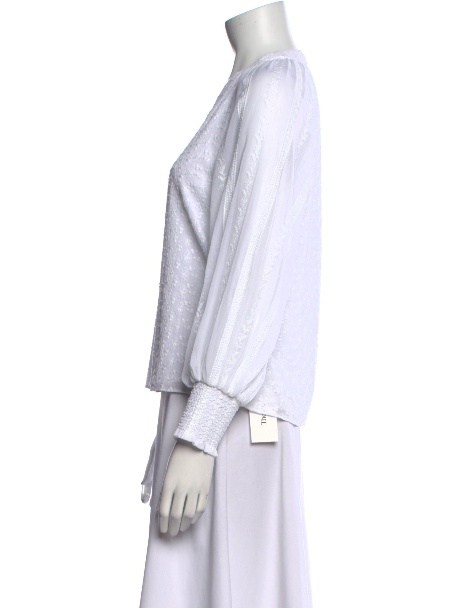 Alice + Olivia V-Neck Three-Quarter Sleeve Blouse