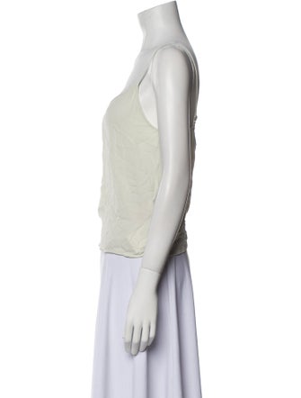 Alice + Olivia Silk V-Neck Top