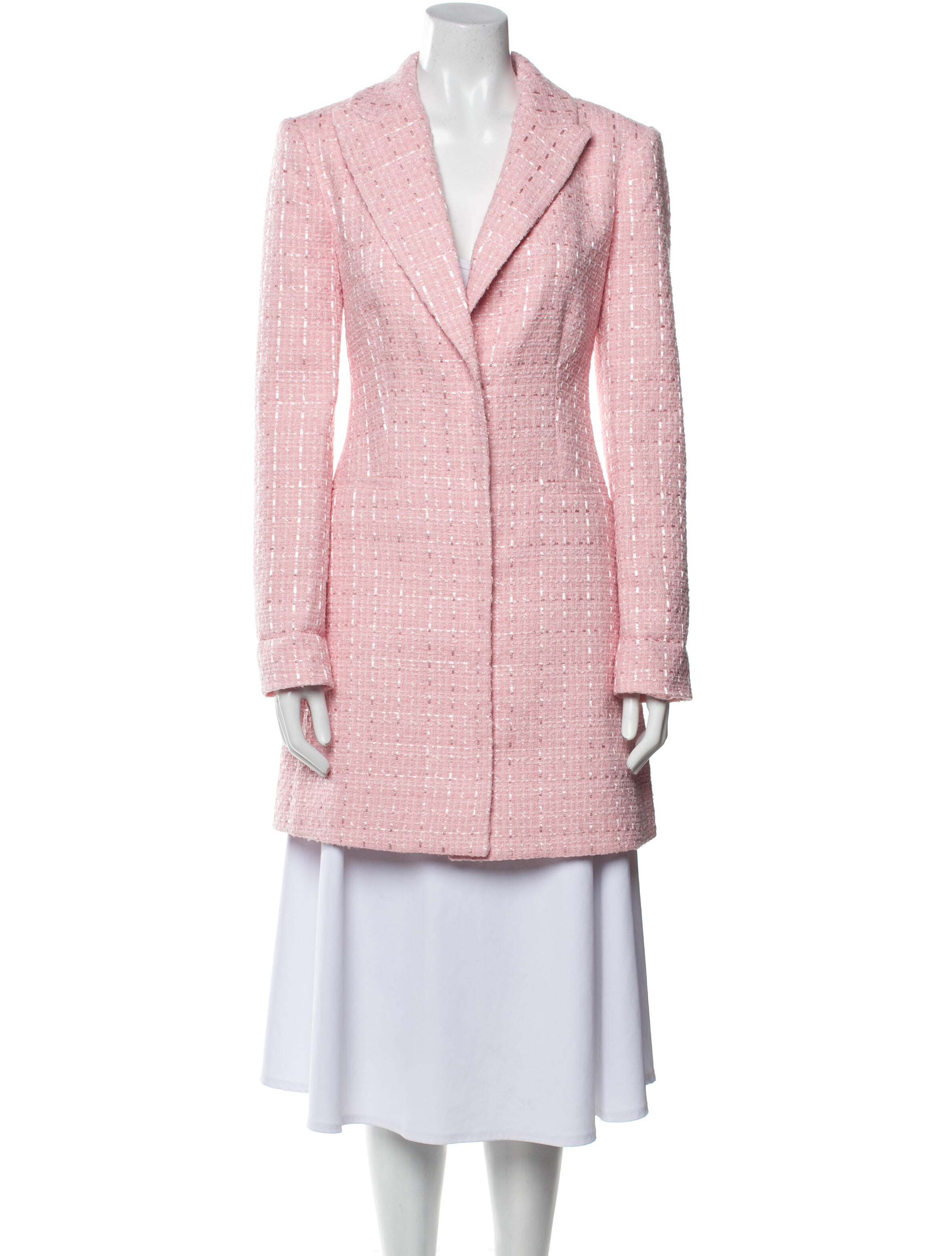 Alice + Olivia Tweed Pattern Coat w/ Tags