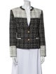 Alice + Olivia Tweed Pattern Evening Jacket