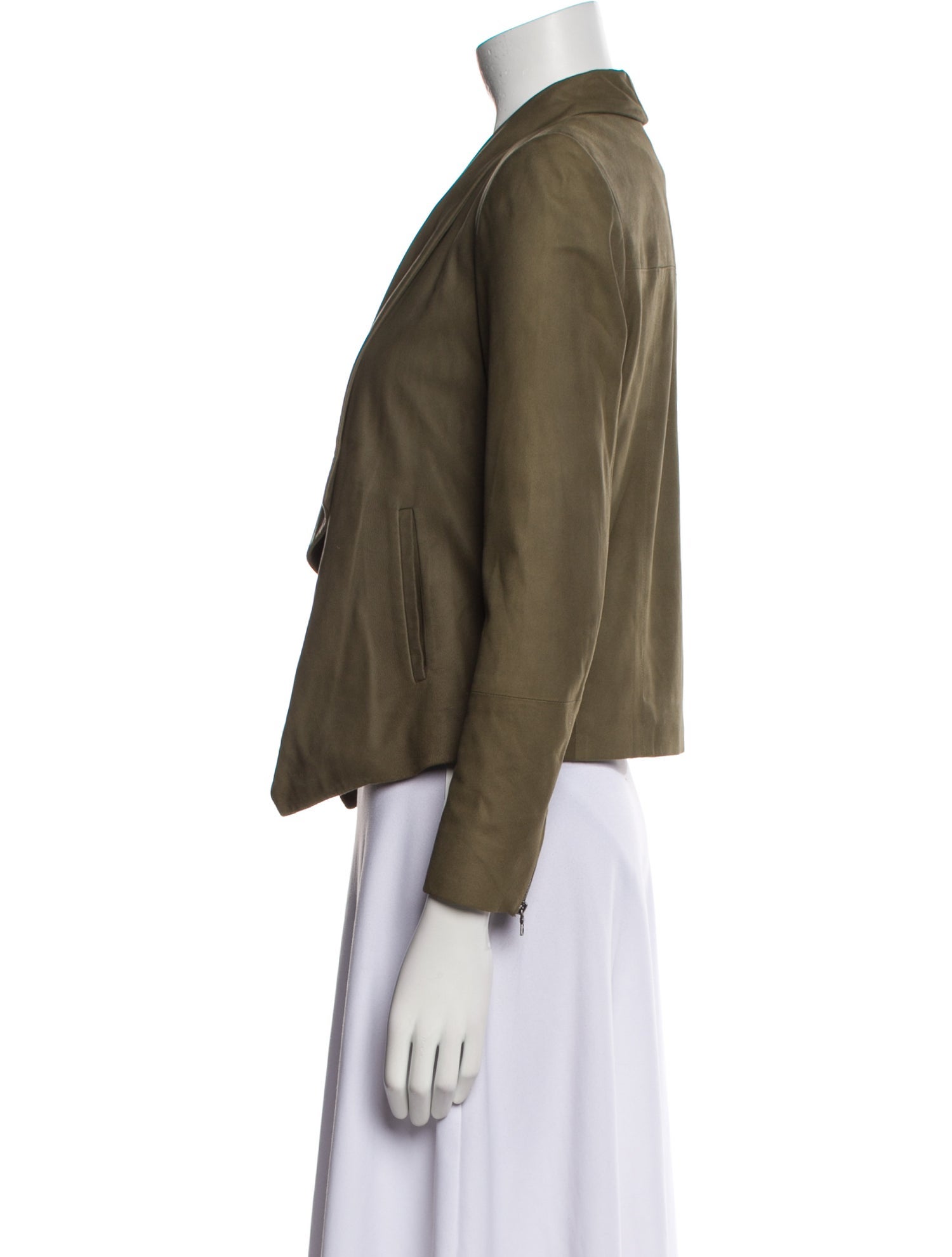 Alice + Olivia Leather Evening Jacket