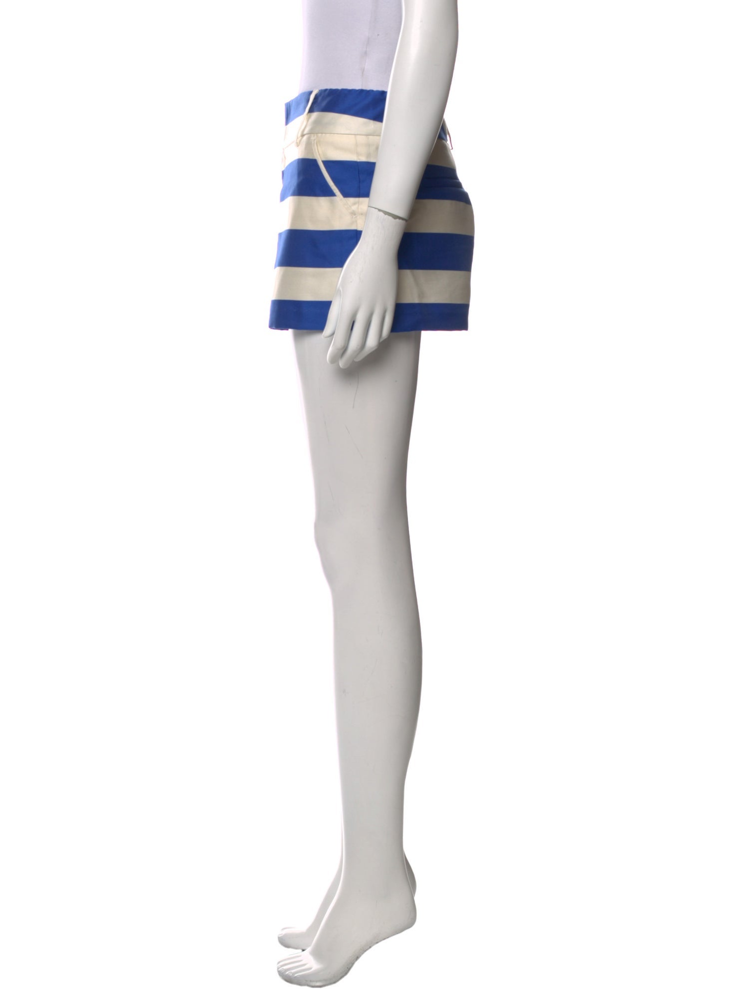 Alice + Olivia Striped Mini Shorts