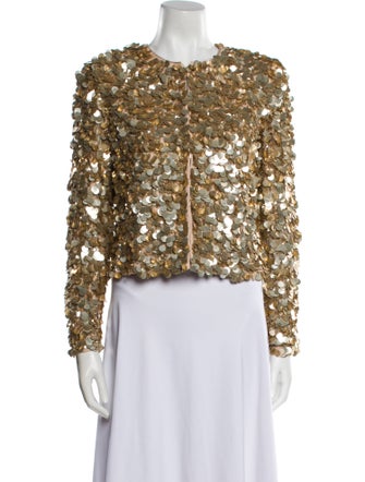 Alice + Olivia Sequin Evening Jacket