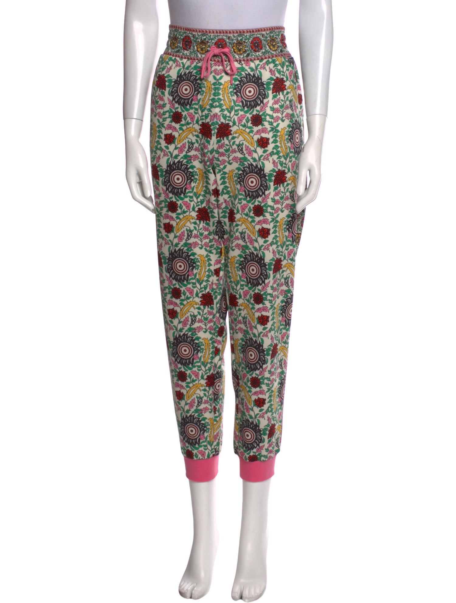 Alice + Olivia Floral Print Skinny Leg Pants