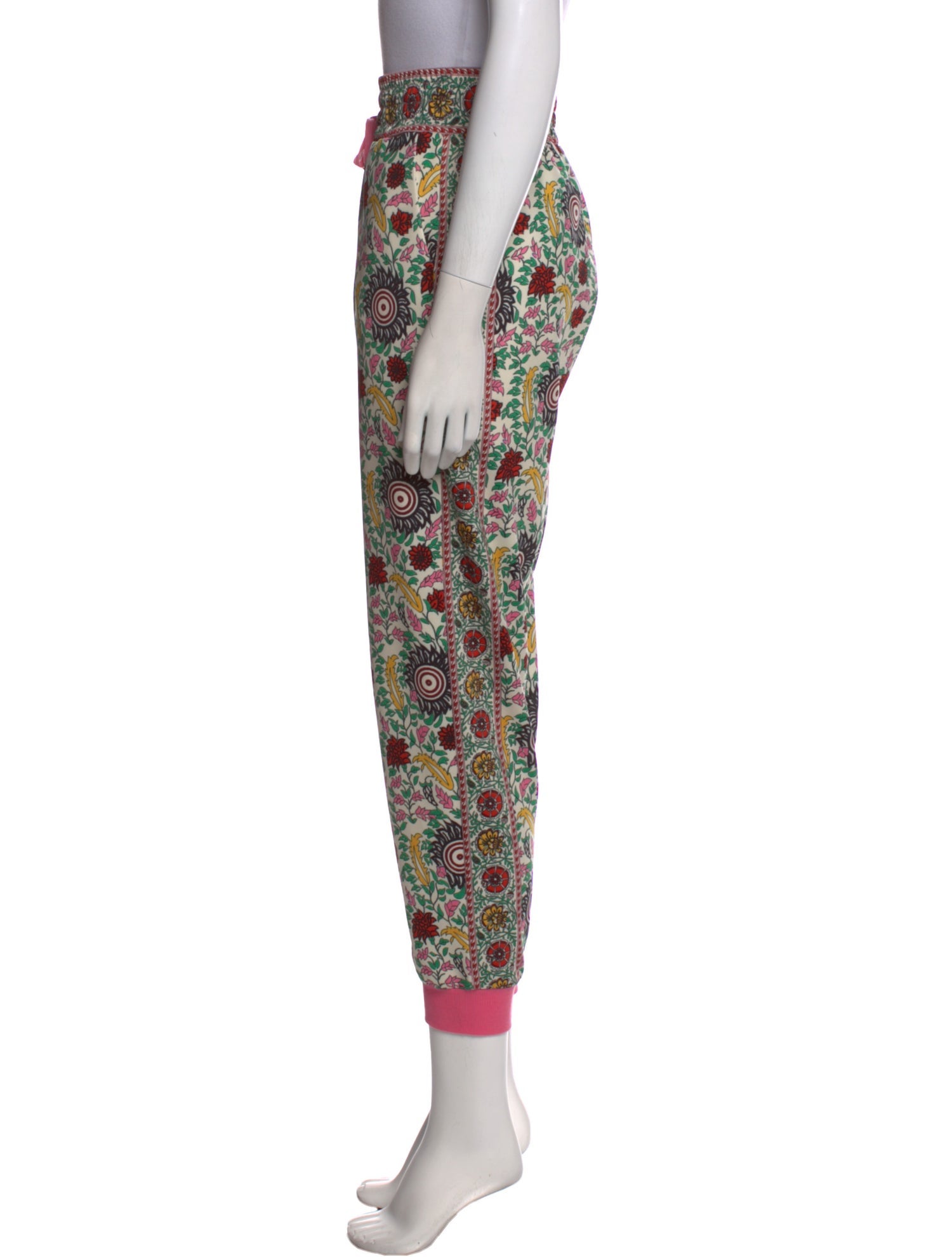 Alice + Olivia Floral Print Skinny Leg Pants