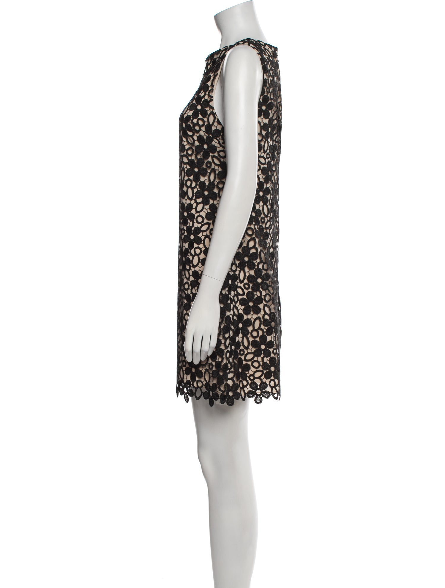 Alice + Olivia Lace Pattern Mini Dress