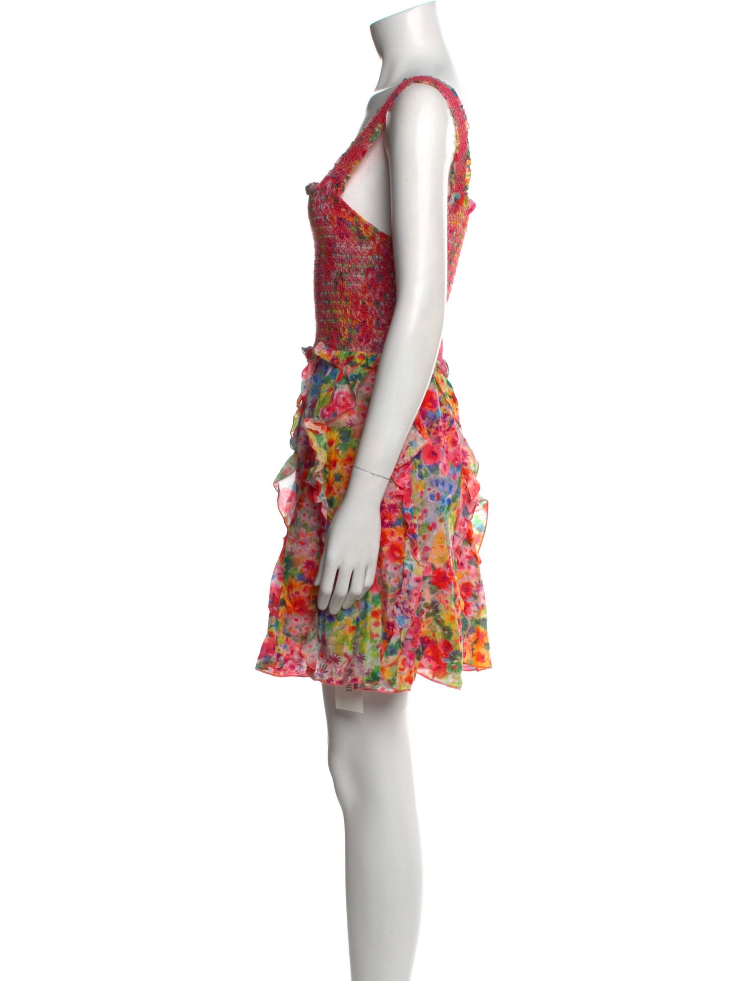 Alice + Olivia Floral Print Mini Dress