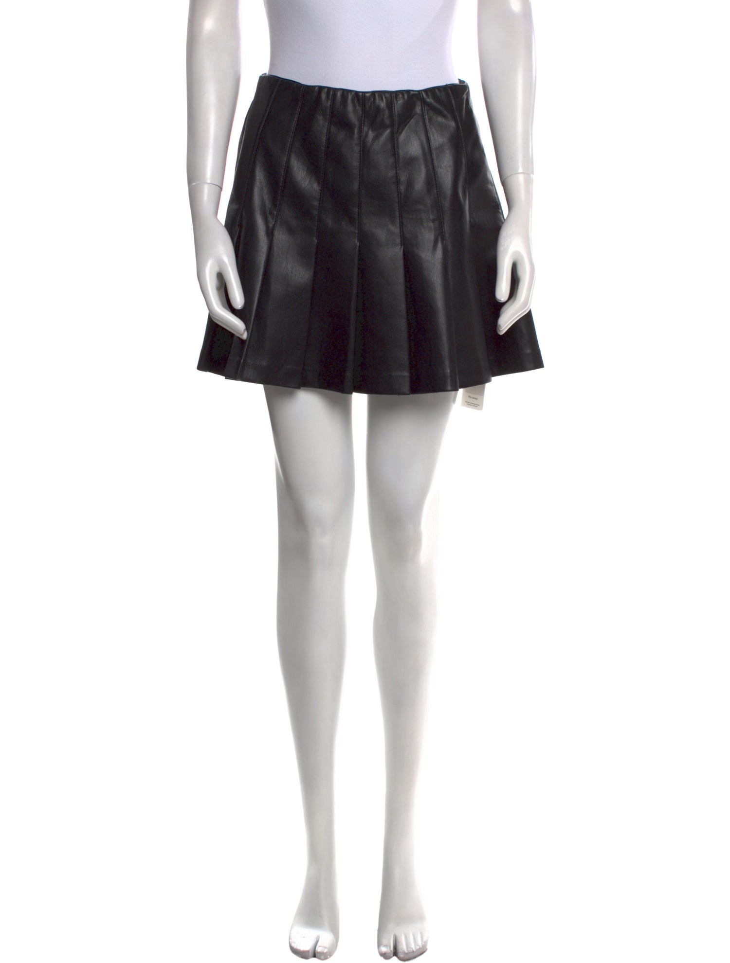 Alice + Olivia Pleated Accents Mini Skirt