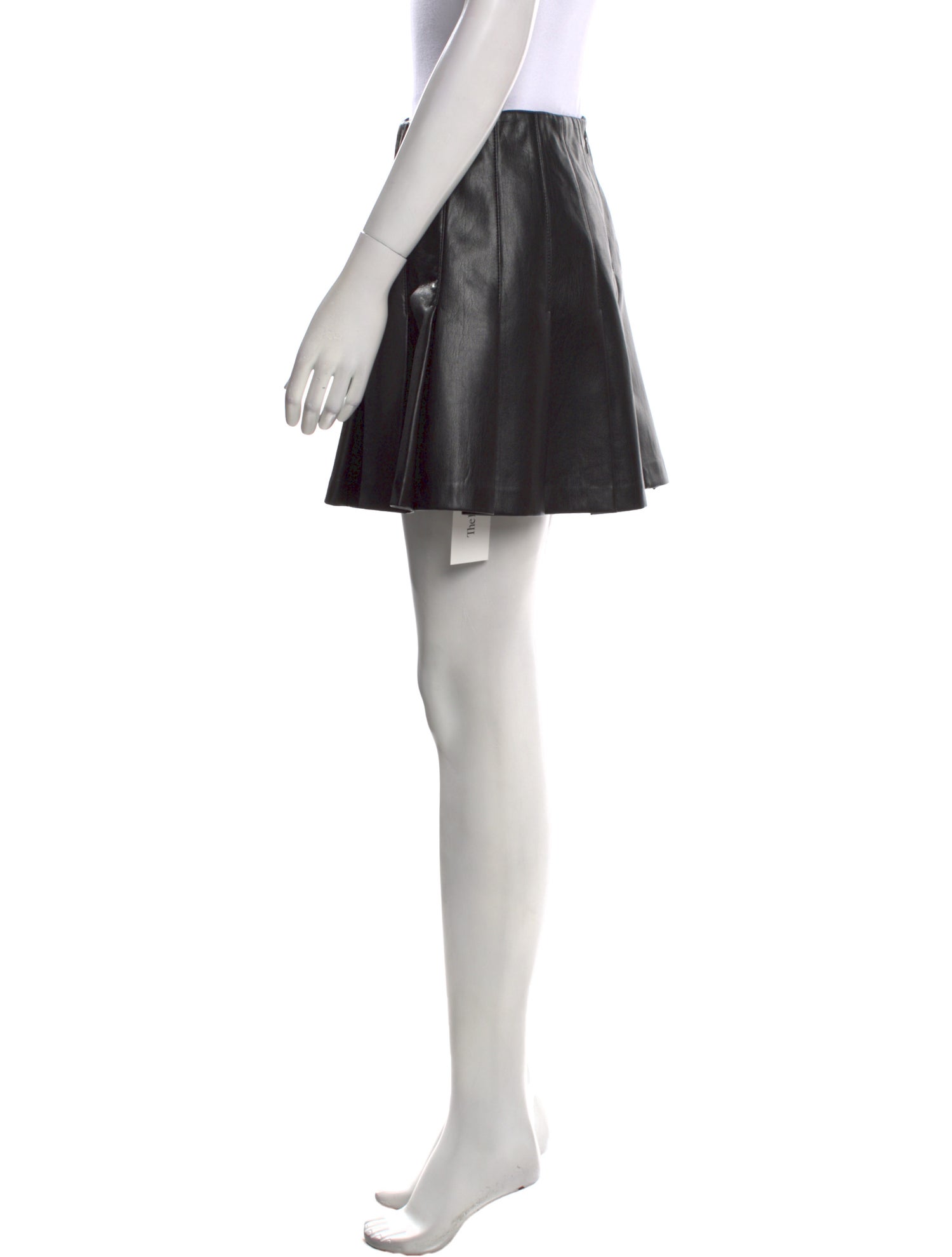 Alice + Olivia Pleated Accents Mini Skirt