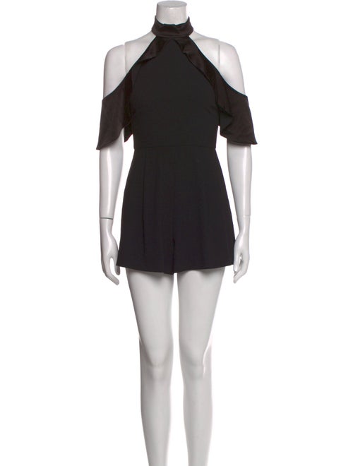 Alice + Olivia Mock Neck Romper