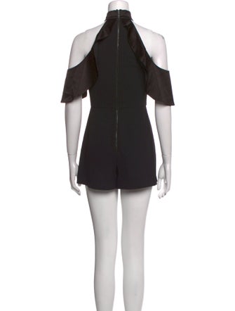Alice + Olivia Mock Neck Romper